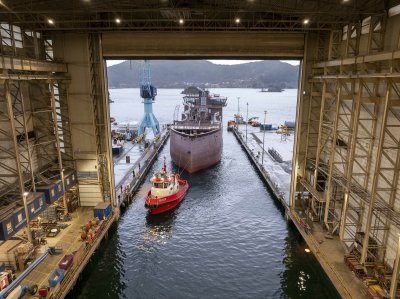 Hull arrival BS Offshore Ulstein Verft Yno 320 CR Ulstein Group 6