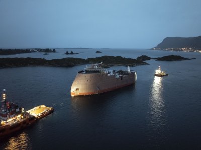 Hull arrival BS Offshore Ulstein Verft Yno 320 CR Ulstein Group 1