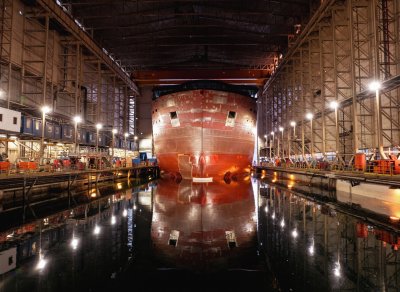 Ne Exans Electra hull dock hall