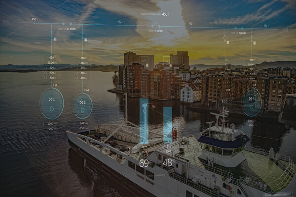 Battery solution for ferry