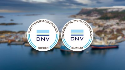 ISO 14001 and 9001 certified