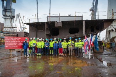 Keel lay ceremony Nexans 317 1