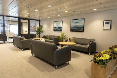 Olympic Notos Lounge in mess area