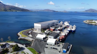 Drone photo Larsnes Mekaniske 1