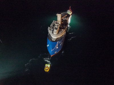 Launch 322 docking 323 CSOV newbuild Ulstein Verft 9