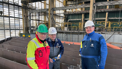 Keel laid for Olympic yno 319 CSOV