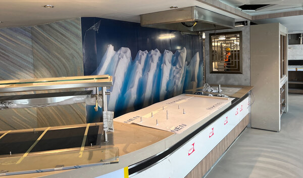 Ocean Albatros, finalising of the interior.