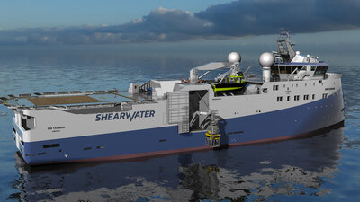 ULSTEIN SX124 design Shearwater ROV operations