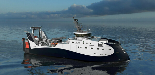 ULSTEIN FX101 trawler design for Bluewild.