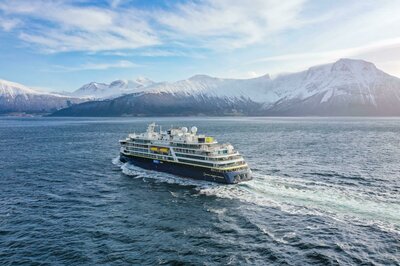 NG Endurance as seen from port side aft, photo: Uavpic.com.