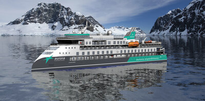 The Ulstein designed CX103 expedition cruise vessel, 'Sylvia Earle'.