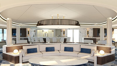 'Sylvia Earle' observation lounge, courtesy of SunStone Ships.