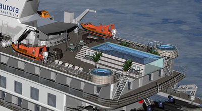 'Sylvia Earle' pool and Jacuzzis.