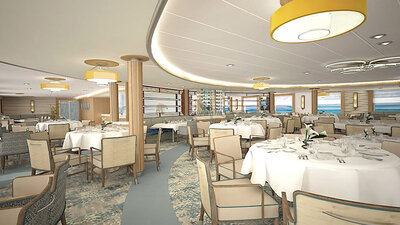 'Sylvia Earle' dining room, courtesy of SunStone Ships.
