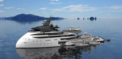 CX130 Yacht Support Tender Ops PS Fore