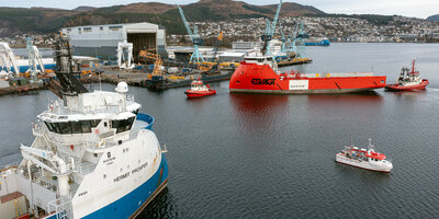 Esvagt Leah and Esvagt Heidi, photo Uavpic.com.