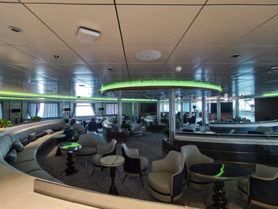 Lounge area on Ocean Explorer