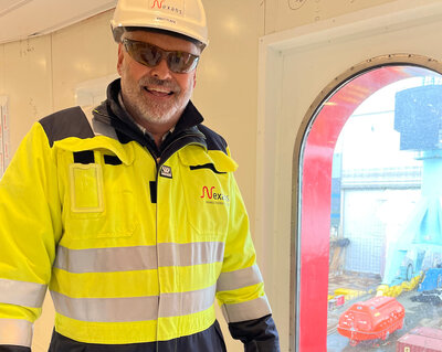 Knut Flage was guide