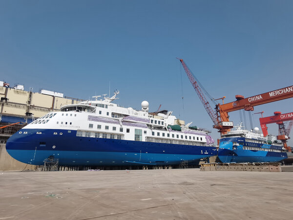 Ulstein designed Cruise ships nearing completion