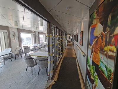The interior on the Ocean Explorer is almost completed.