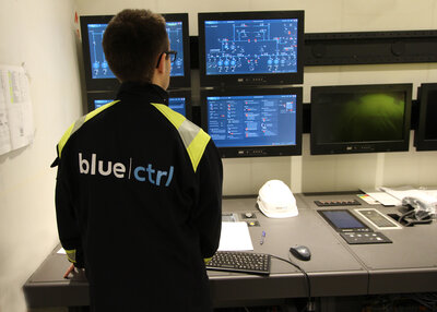 Blue Ctrl personnel testing one of the operation stations