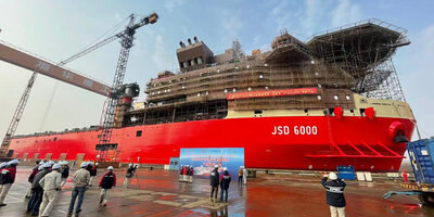 The JSD6000 launch ceremony