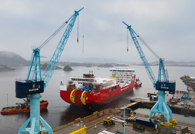 CLV Nexans Aurora launch on 8 November 2020. (Fotograf Hagen)