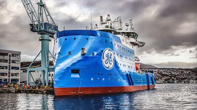 WINDEA JULES VERNE quayside at Ulstein Verft.