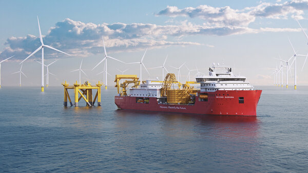 CLV Nexans Aurora offshore installation OW horizontal