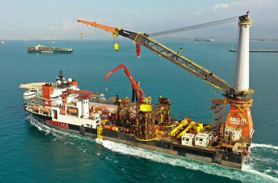 Aegir on her way to Taiwan. Photo: Piet Sinke.