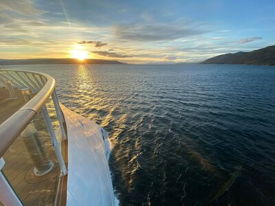 Greg Mortimer heading for Antarctica, photo by Peter Szyszka.