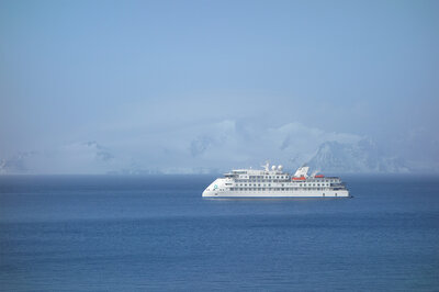 Greg Mortimer in Antarctica.