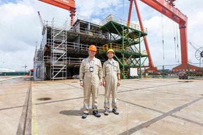 Representatives from Ulstein's site team.