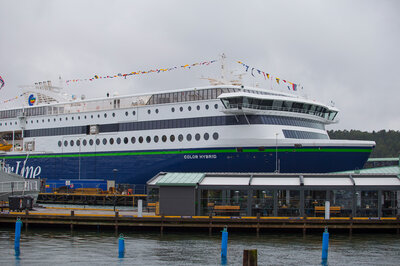 Color Hybrid quayside in Sandefjord.