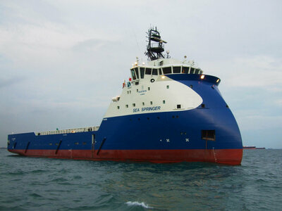'Sea Springer', a platform supply vessel of the PX105 design.