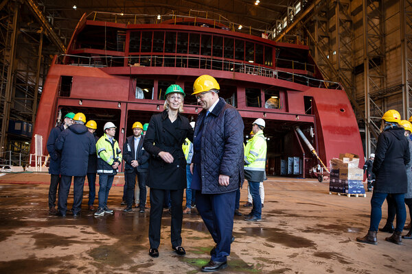 Ceo Ulstein Gunvor Ulstein Ceo Trond Kleivdal Color Line Photo Nanseth Media