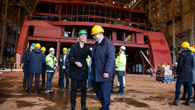 Ceo Ulstein Gunvor Ulstein Ceo Trond Kleivdal Color Line Photo Nanseth Media