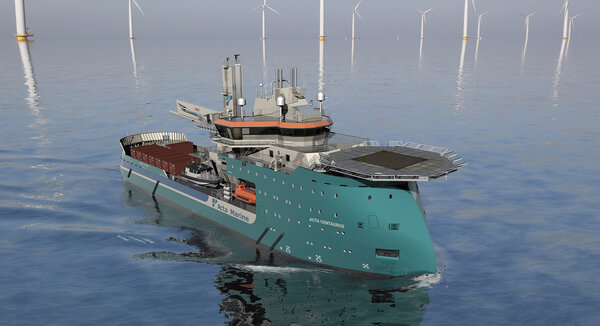 Acta Centaurus, Acta Marine's second Ulstein designed walk-to-work vessel.