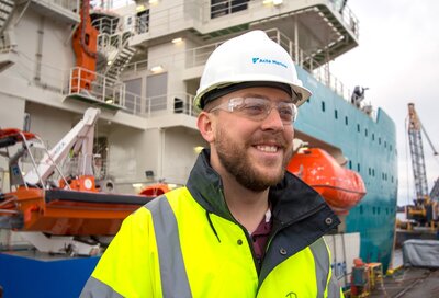 Assistant Project Manager at Acta Marine, Benny Banen.