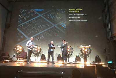 Eggs and Ulstein got the DOGA award for the interaction design that lies in the X-CONNECT platform.