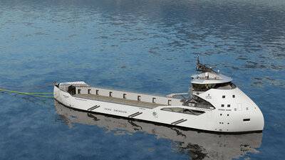 Aft charging in the Ulstein full electric PSV