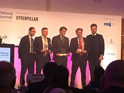 Winners of the Offshore Renewables Award.