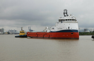 CBO Oceana on her way to sea trial