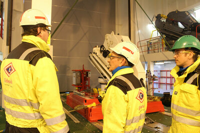 Inside the hangar of the Seven Viking