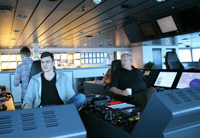 Life on the bridge on Seven Viking