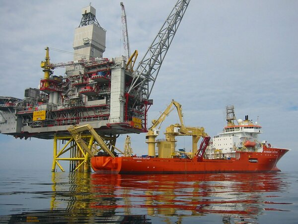 The converted Normand Cutter at work