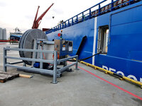 Shore connection on an ULSTEIN PX121 vessel