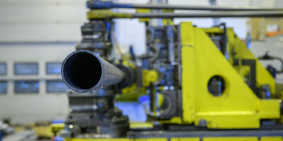 Coldbending of pipes at Ulstein Verft