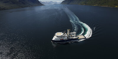 Subsea vessel Island Performer, design SX121, photo Marius Beck Dahle