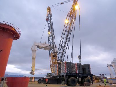 Beltekrana med A-ramma.